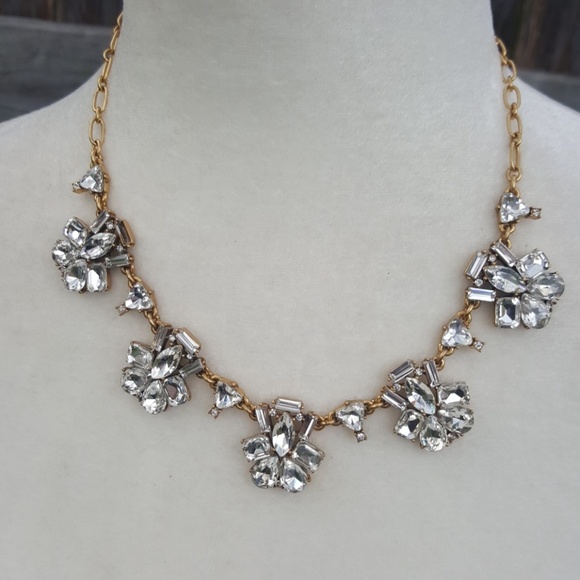 J. Crew Crystal Necklace Prom Jewelry - Picture 5 of 5